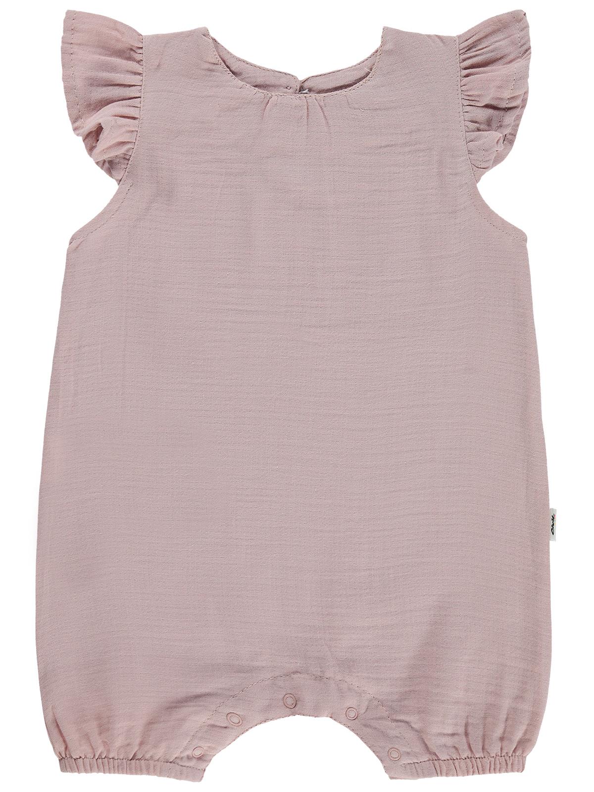 Civil Baby Volanlı Kol Şortlu 6-18 Ay Tulum - Pembe