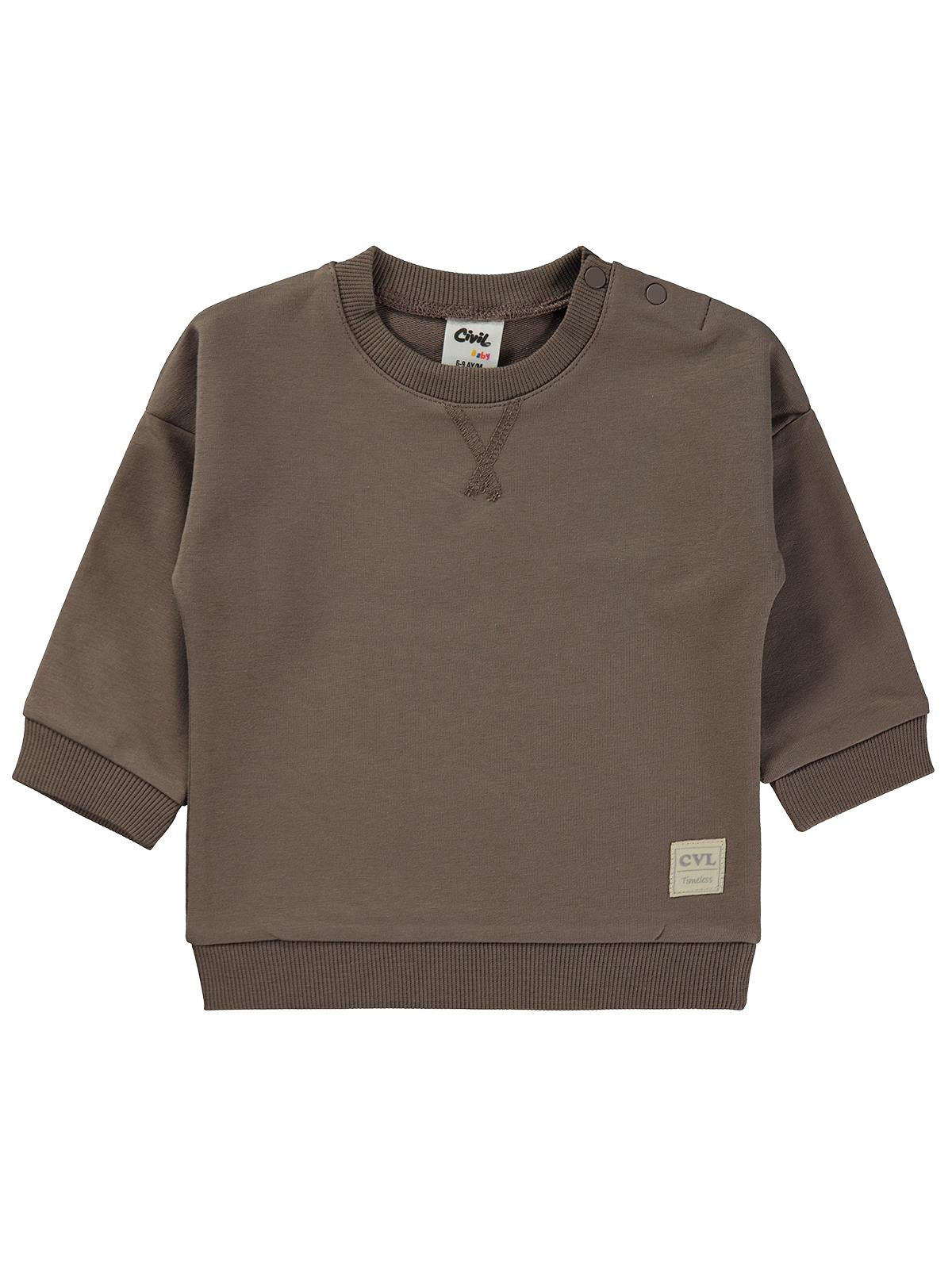 Civil Baby Civil Basic Timeless 6-18 Ay Sweatshirt - Yeşil