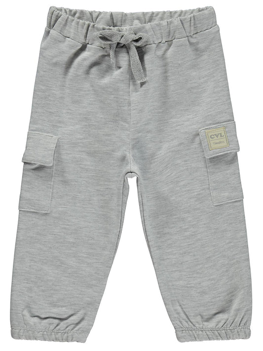 Civil Baby Civil Basic Timeless Kargo Cepli 6-18 Ay Eşofman Altı - Gri