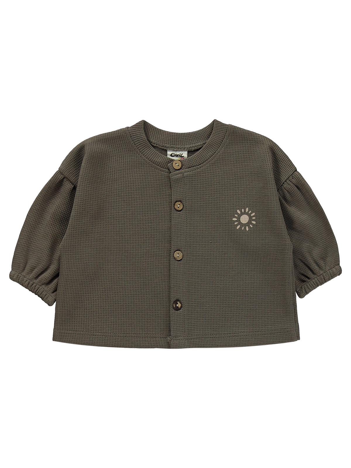 Civil Baby Güneş Baskılı 1-9 Ay Pijama Takımı - Kahverengi