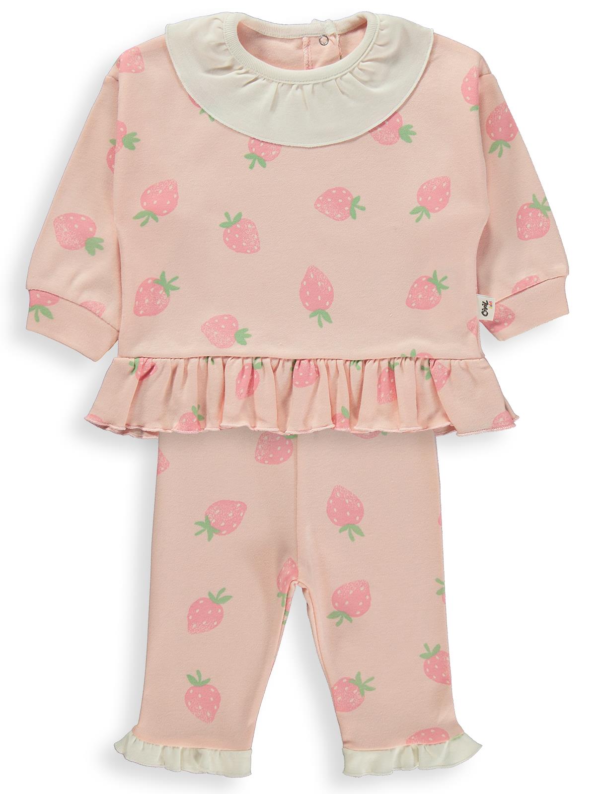 Civil Baby My Lucky Bunny Baskılı 3-18 Ay Takım - Pembe