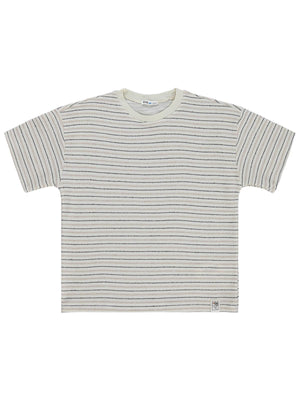 Civil Boys Jakar Çizgili 6-9 Yaş Tişört - Kahve