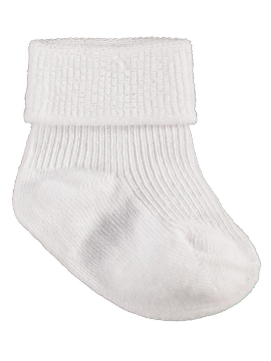 Civil Baby Classic Kıvrık 3'lü 6- Bebek Erkek Çorap Set