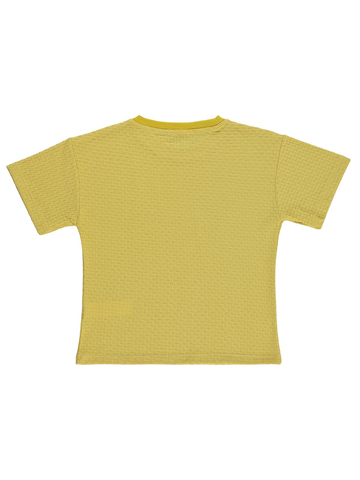 Civil Boys Yelken Dokulu 6-9 Yaş Tişört - Sarı
