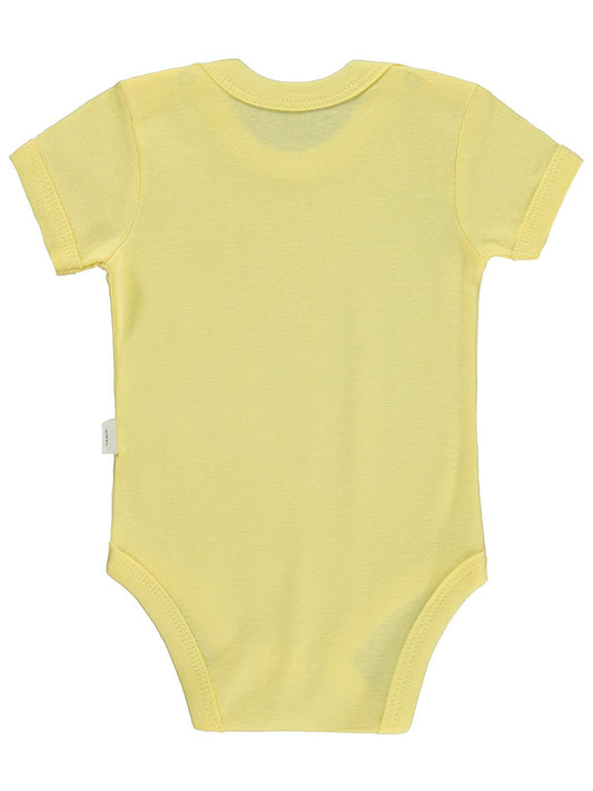 Civil Baby Cute Bunny Baskılı 1-36 Ay Çıtçıtlı Badi - Sarı