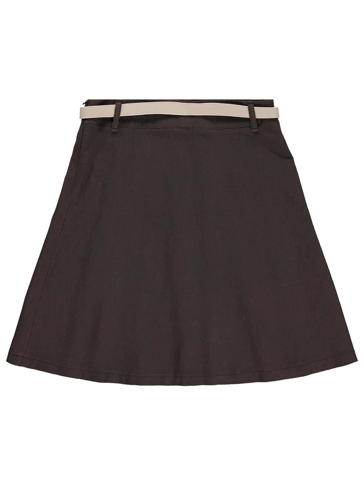 Pierre Cardin 10-12 Yaş Etek - Kahve