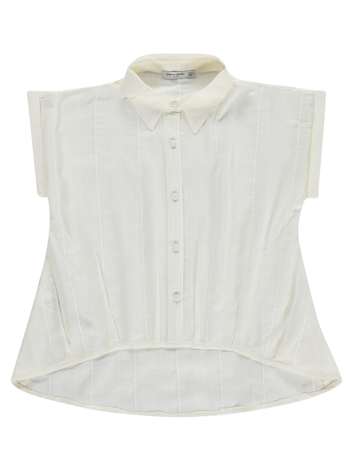 Pierre Cardin 10-12 Yaş Gömlek - Kırık Beyaz