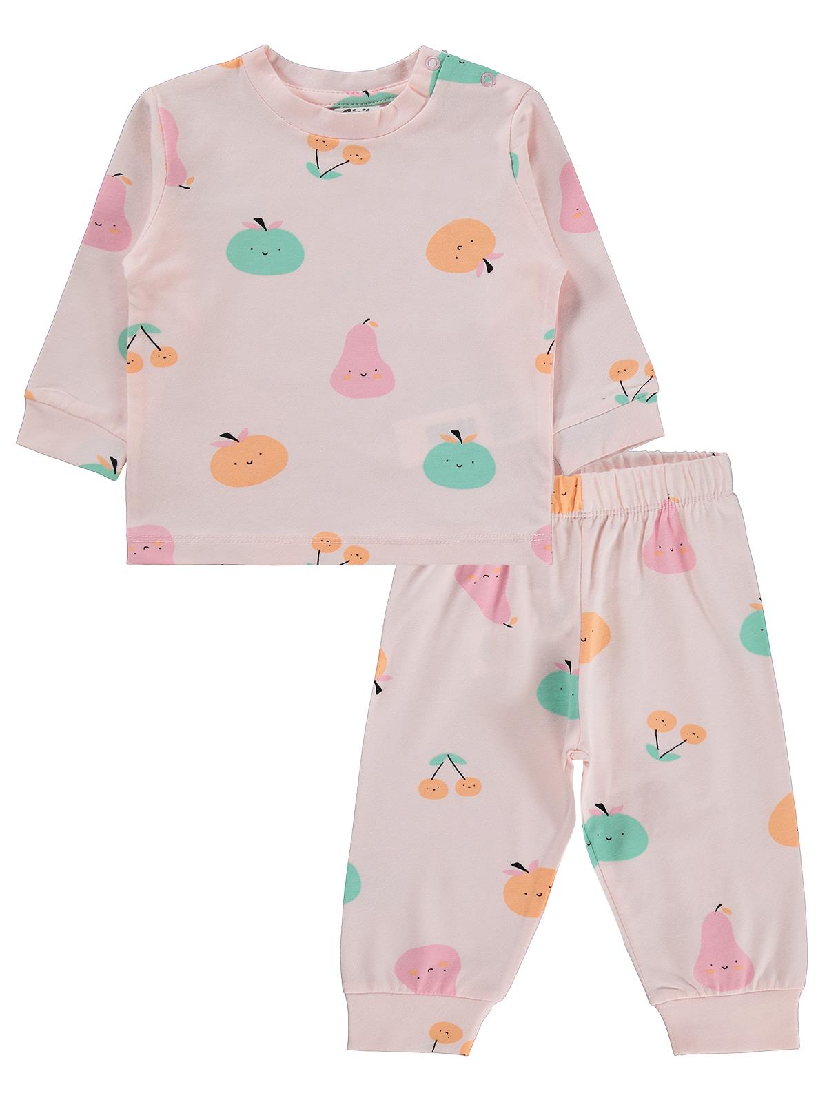 Civil Baby Meyve Empirme 6-18 Ay Pijama Takımı - Pembe