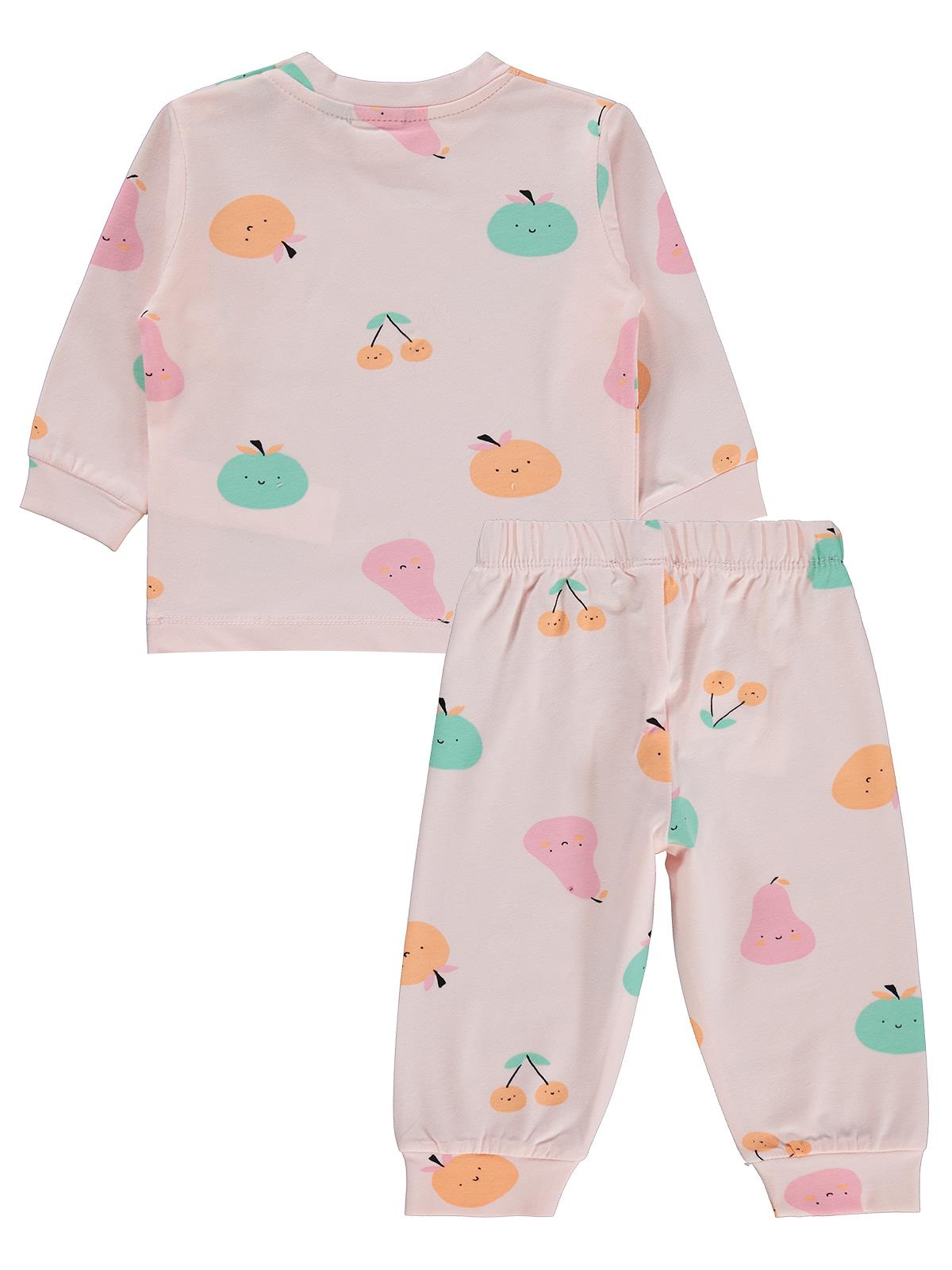 Civil Baby Meyve Empirme 6-18 Ay Pijama Takımı - Pembe