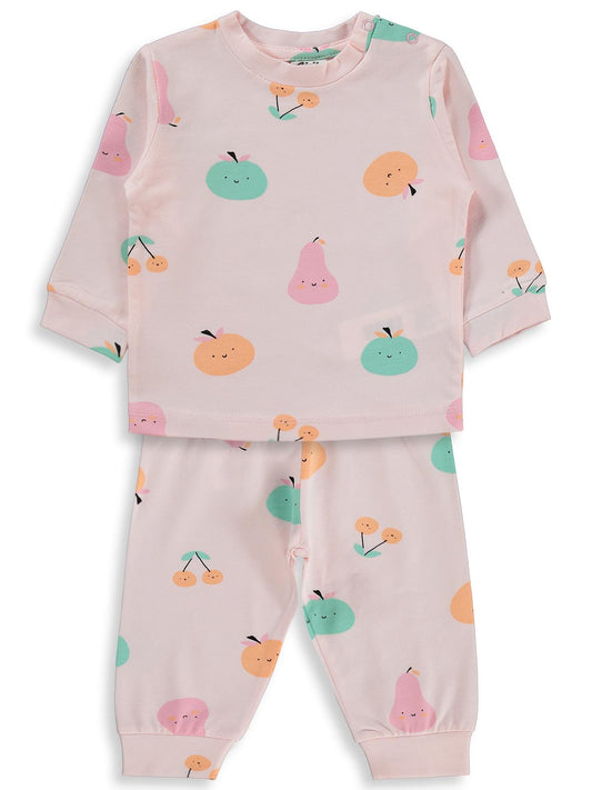 Civil Baby Meyve Empirme 6-18 Ay Pijama Takımı - Pembe
