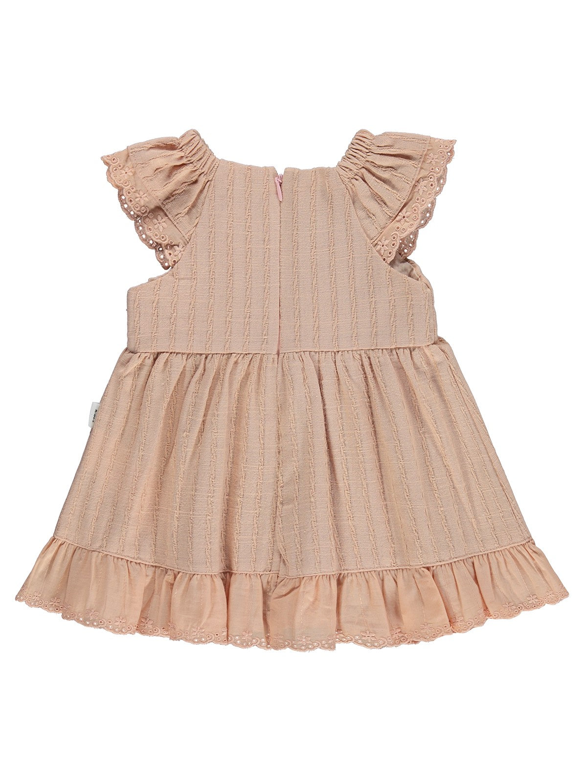 Civil Baby Fiyonk Nakış 6-18 Ay Elbise - Pembe