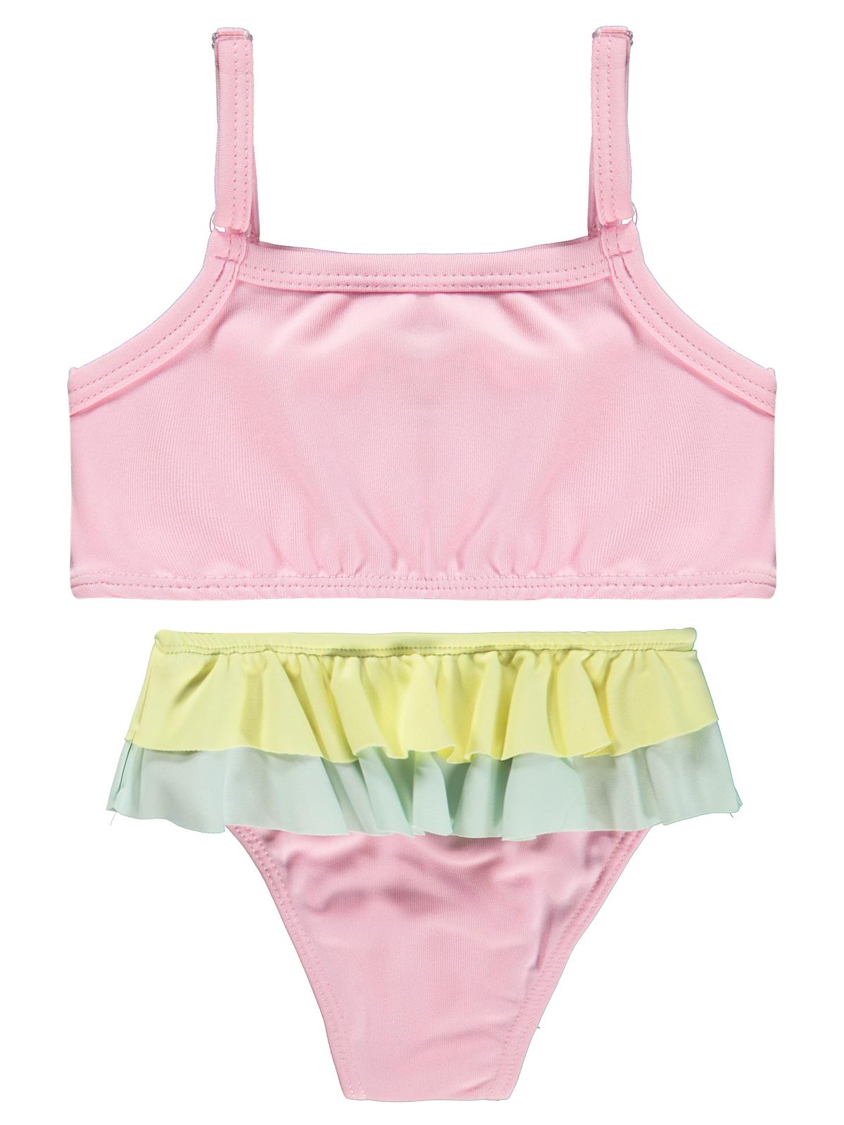 Civil Baby Kat Kat Fırfırlı 6-18 Ay Mayo - Pembe