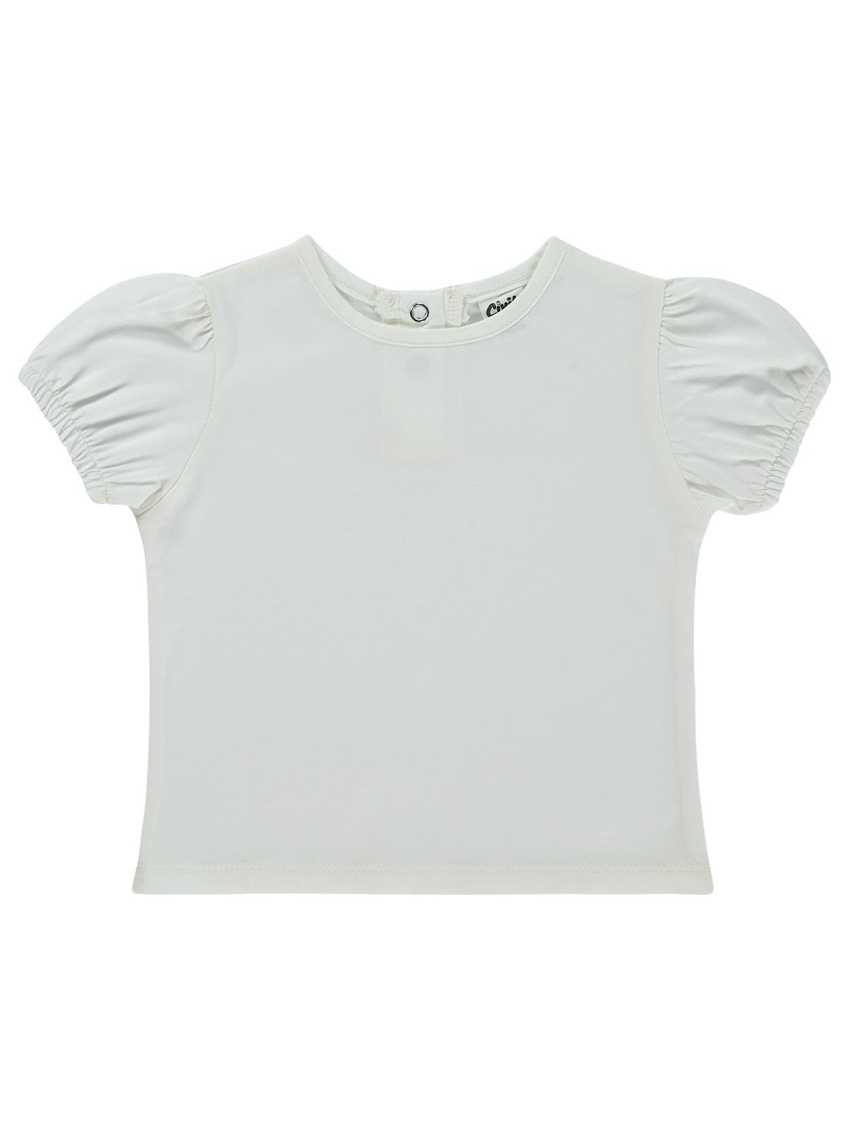 Civil Baby Cepli Çiçek Nakış 6-18 Ay Patiksiz Tulum - Bej