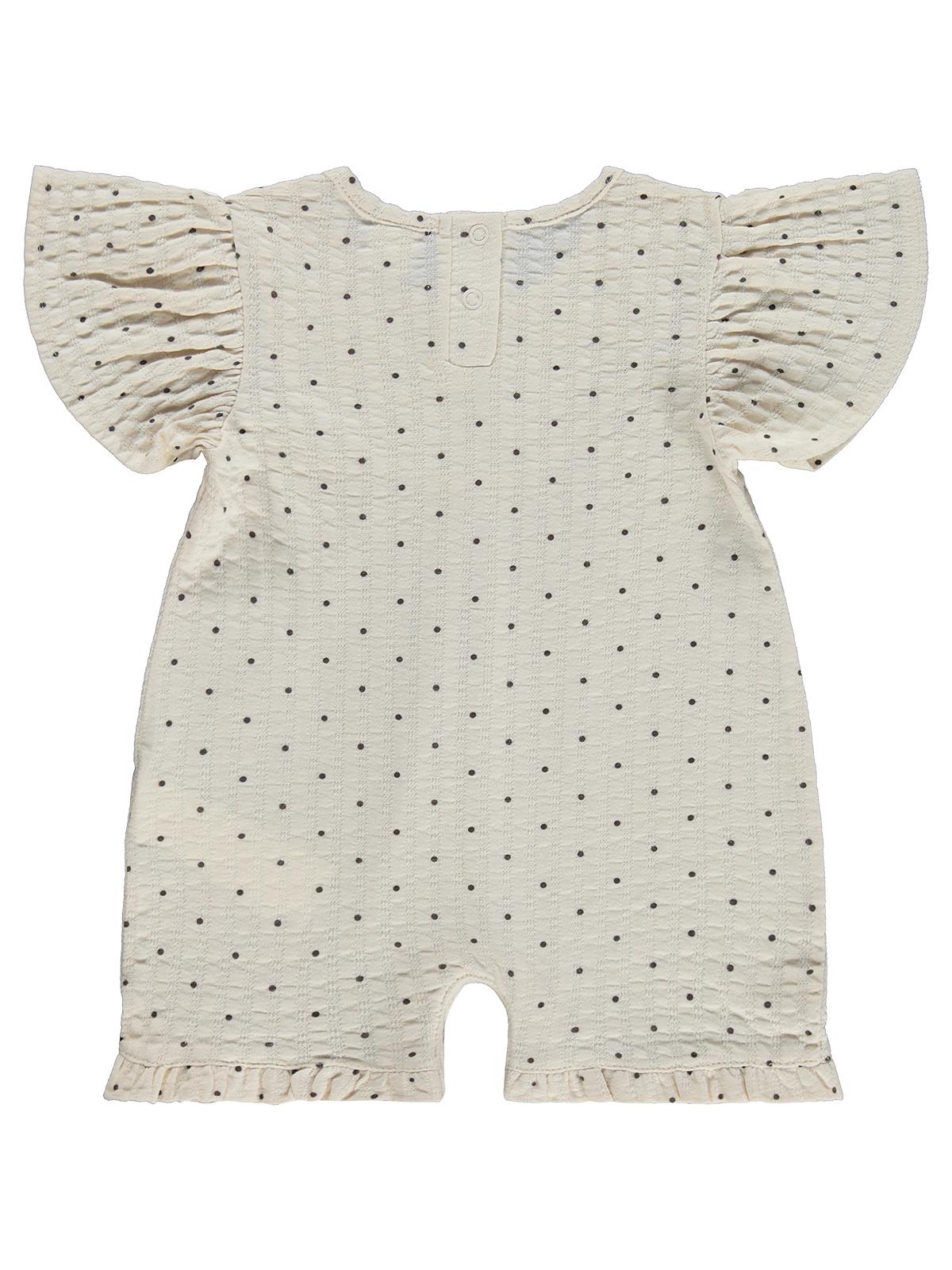Civil Baby Puan Empirme 6-18 Ay Patiksiz Tulum - Bej