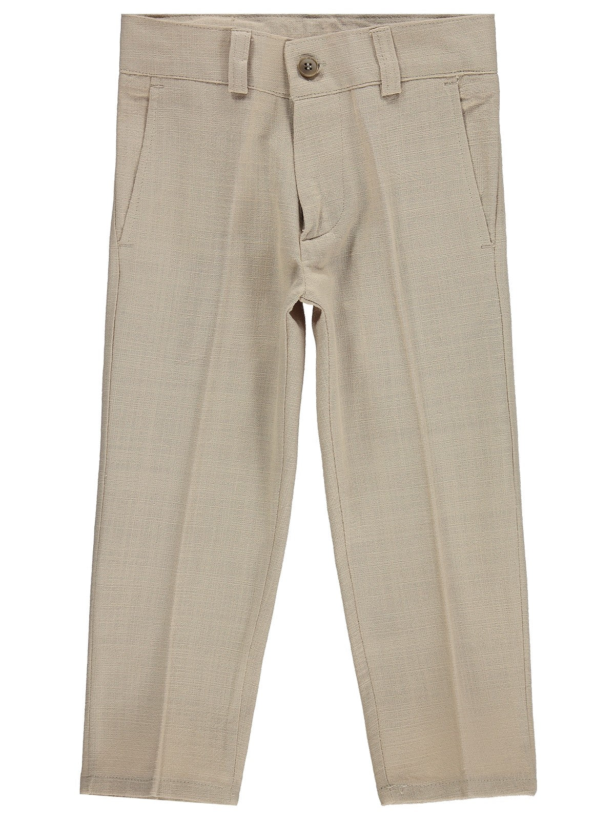 Pierre Cardin Keten Görünümlü 2-5 Yaş Pantolon - Kahverengi