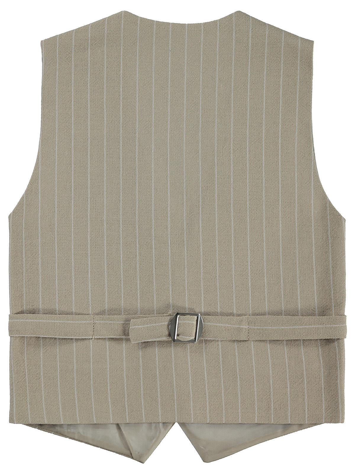Pierre Cardin Çizgili 10-12 Yaş Yelek - Kahve