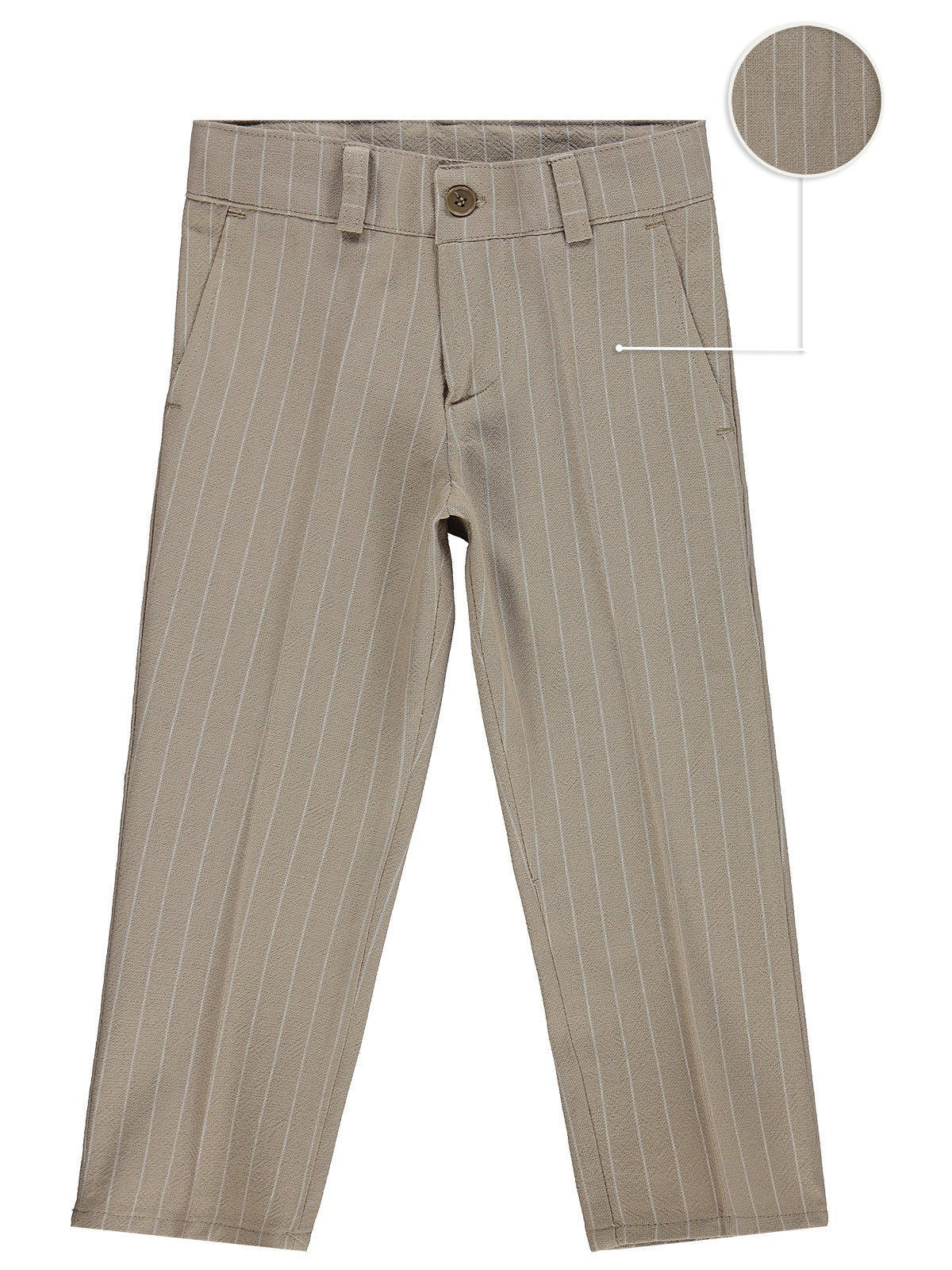 Pierre Cardin Çizgili 2-5 Yaş Pantolon - Kahve
