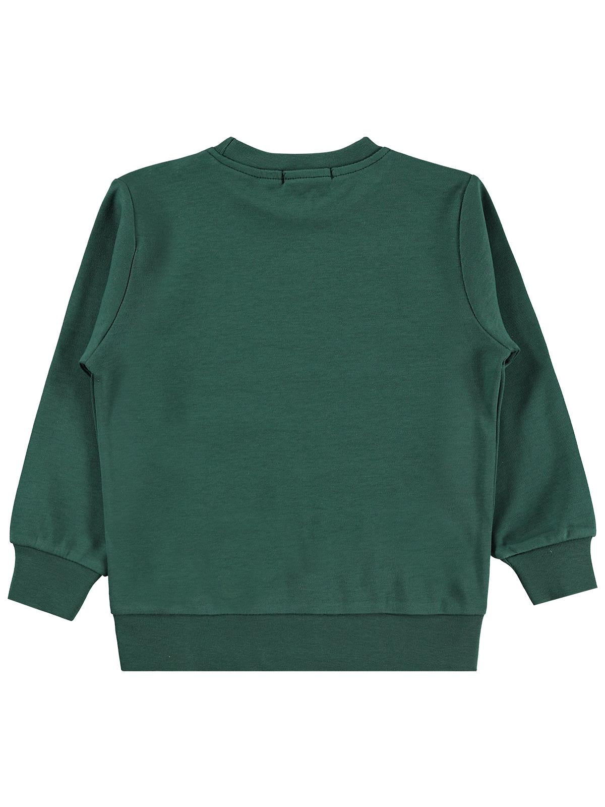 Civil Boys Erkek Çocuk Great Baskılı 2-5 Yaş Sweatshirt  - Yeşil