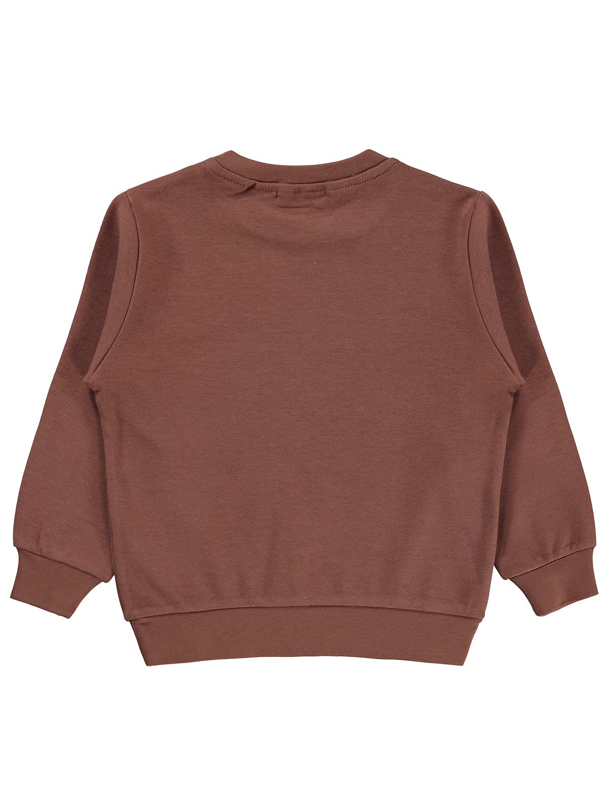 Civil Boys Tili Rakun Ayı Baskılı 2-5 Yaş Sweatshirt  - Bej