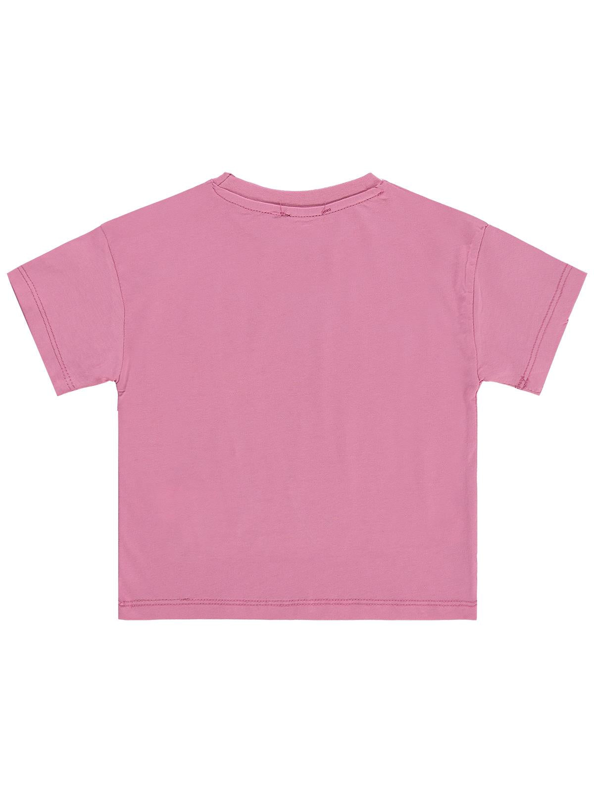 Civil Girls Paris Baskılı 2-5 Yaş Tişört - Pembe