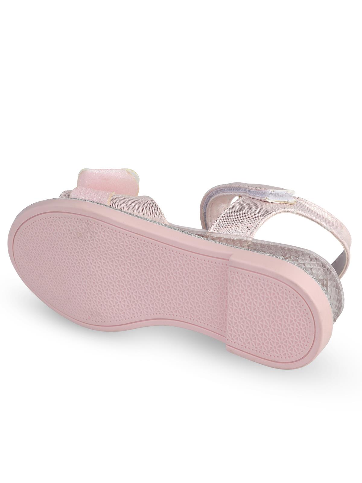 Civil Girls Fiyonk Aksesuarlı 31-36 Numara Sandalet - Pudra