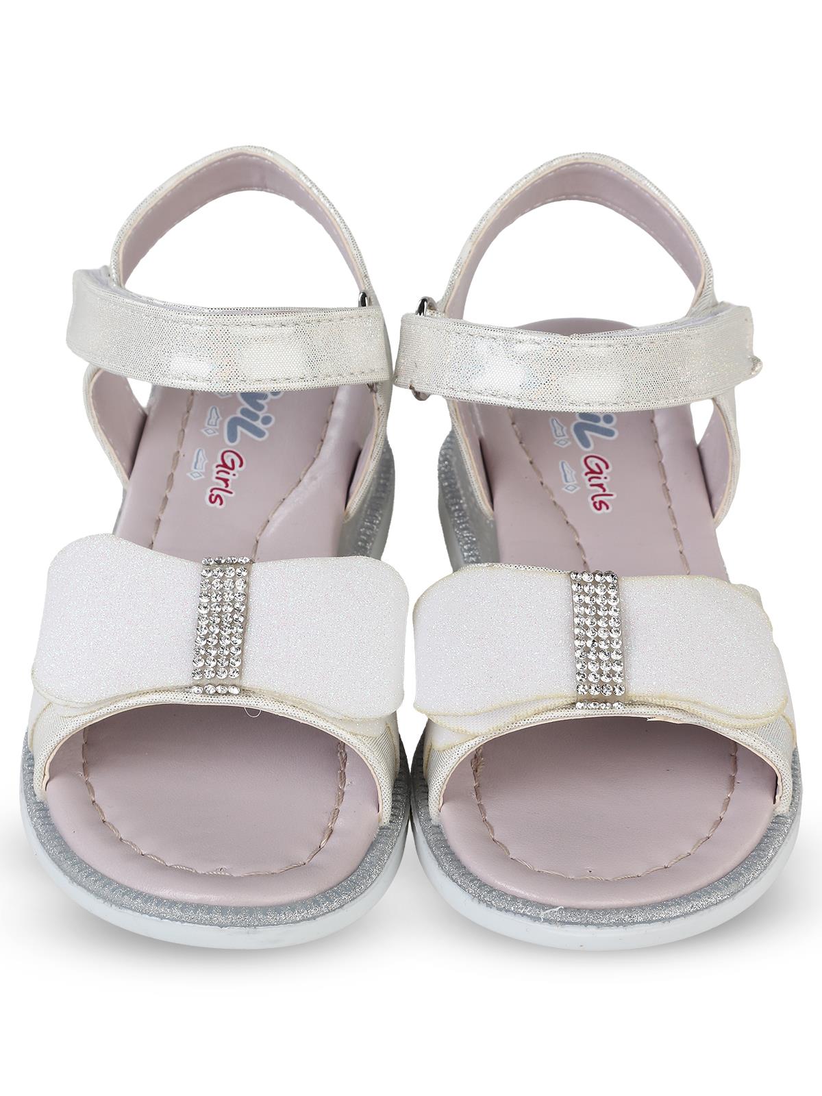Civil Girls Fiyonk Aksesuarlı 26-30 Numara Sandalet - Gri