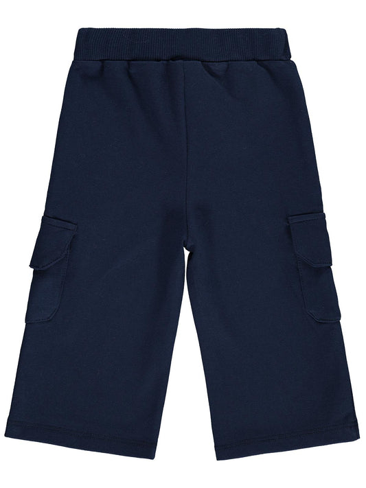 Civil Baby Çiçek Nakışlı Kargo Basic 6-18 Ay Eşofman Altı - Lacivert