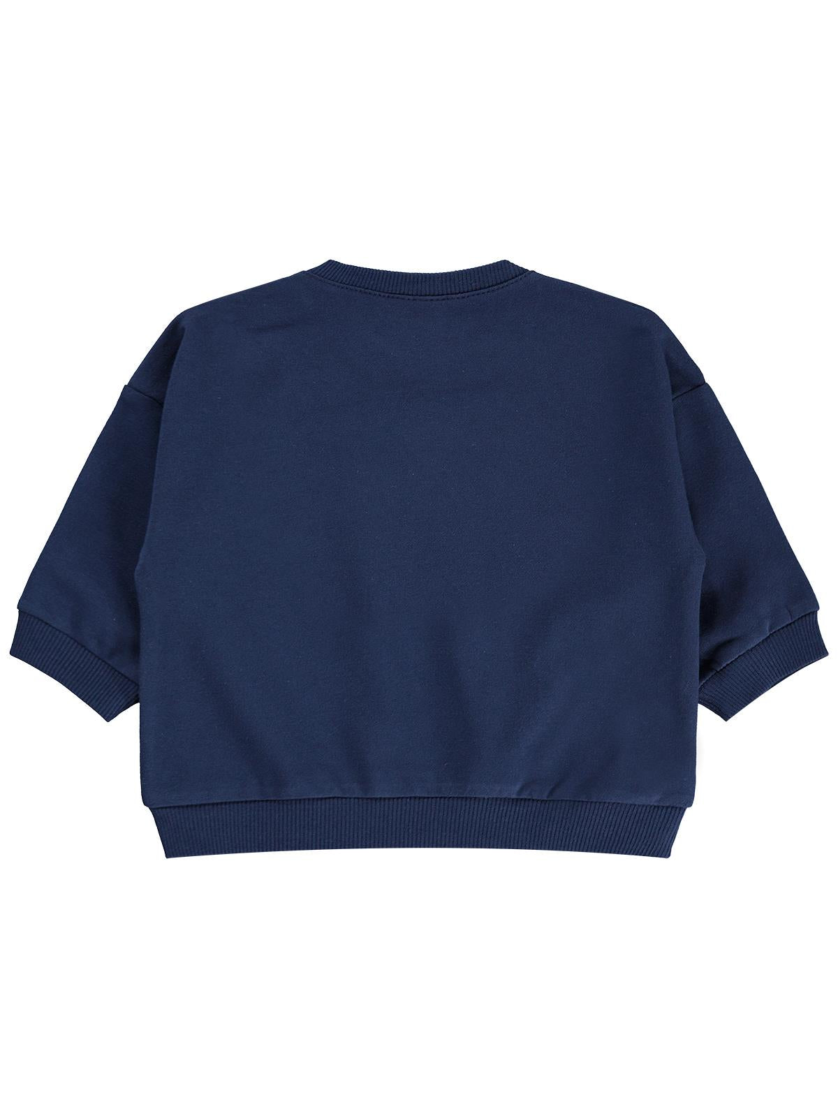Civil Baby Çiçek Nakışlı Basic 6-18 Ay Sweatshirt - Lila