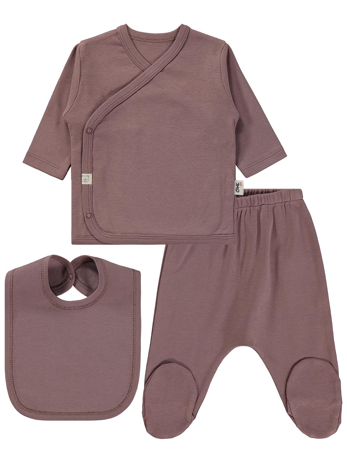 Civil Baby 3'Lü Basic  Zıbın Takımları - Gri