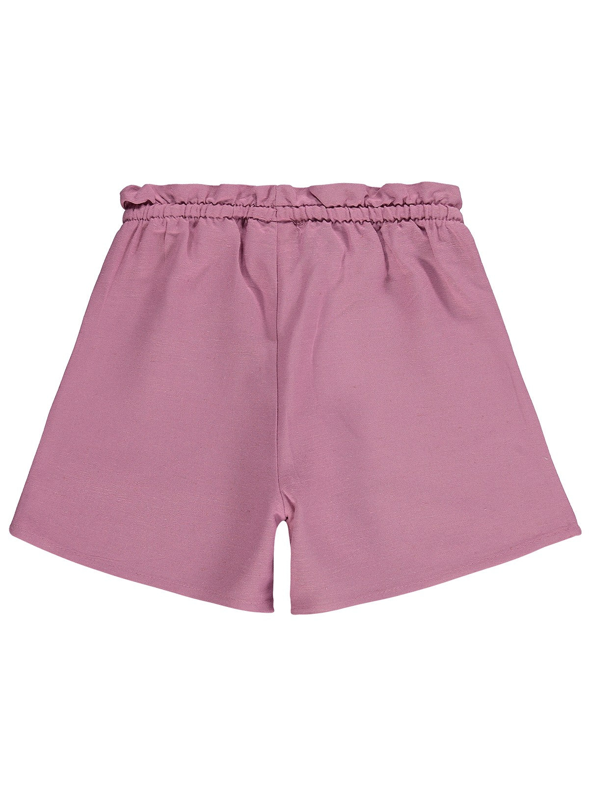Civil Girls Beli Lastikli Cepli 2-5 Yaş Şort - Pembe