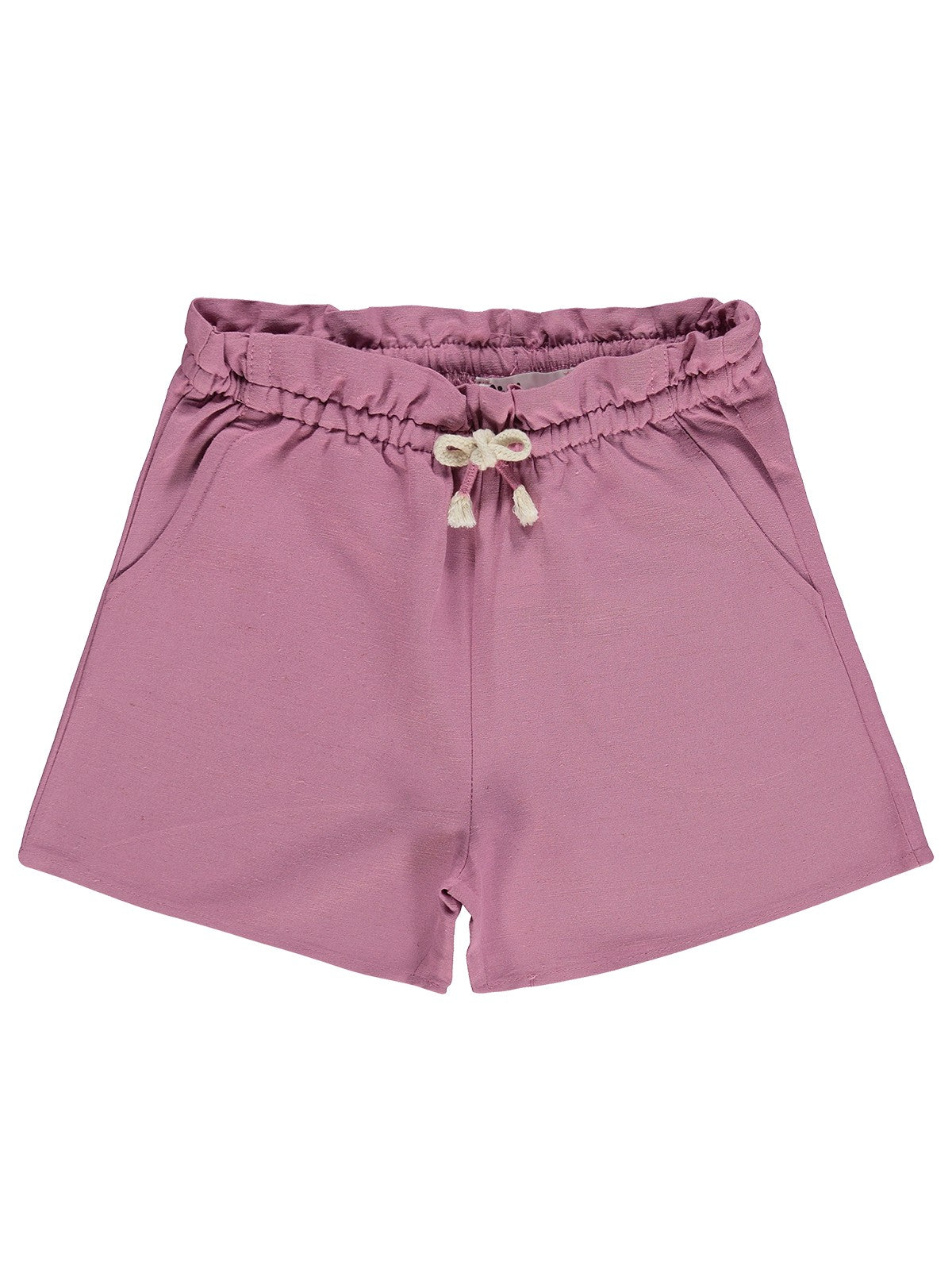 Civil Girls Beli Lastikli Cepli 2-5 Yaş Şort - Pembe