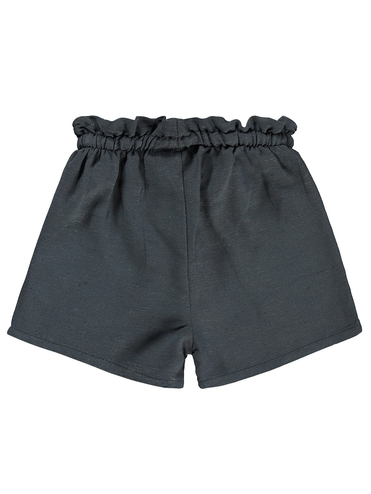 Civil Girls Beli Lastikli Cepli 2-5 Yaş Şort - Gri