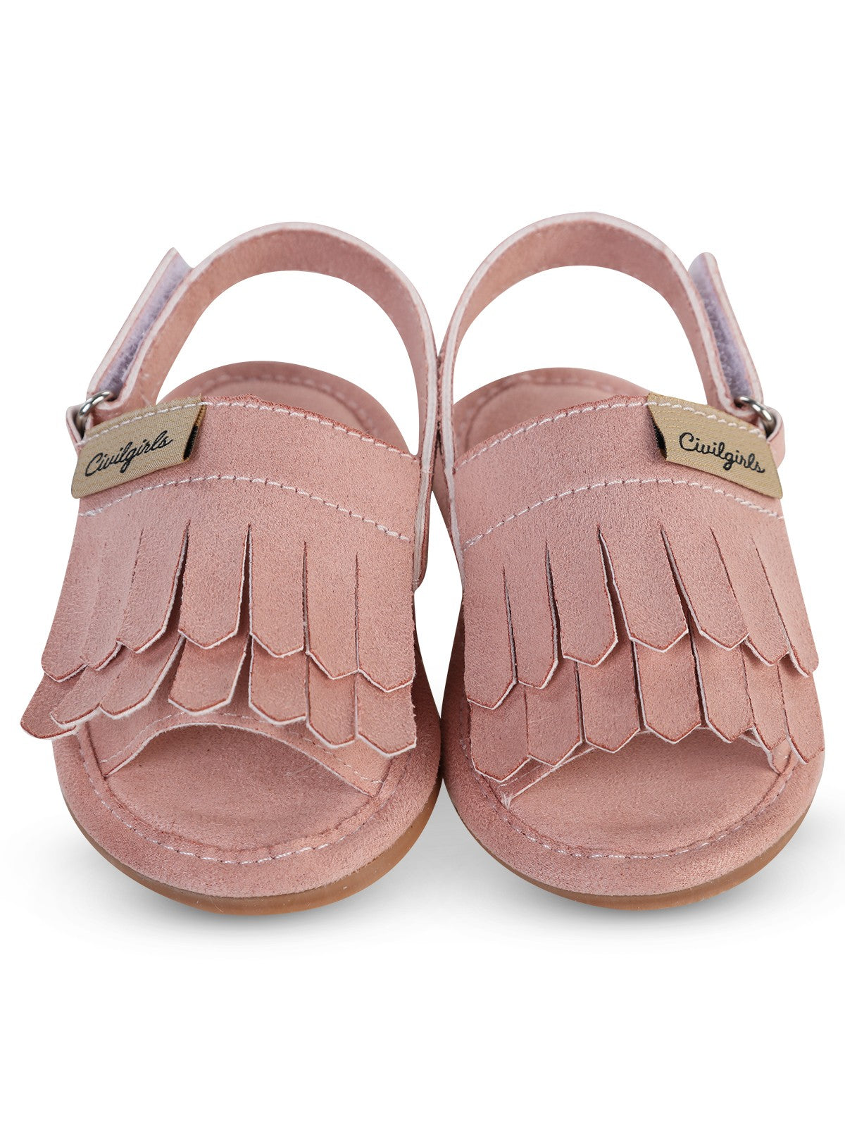 Civil Girls Püsküllü 20-25 Numara Sandalet - Pembe