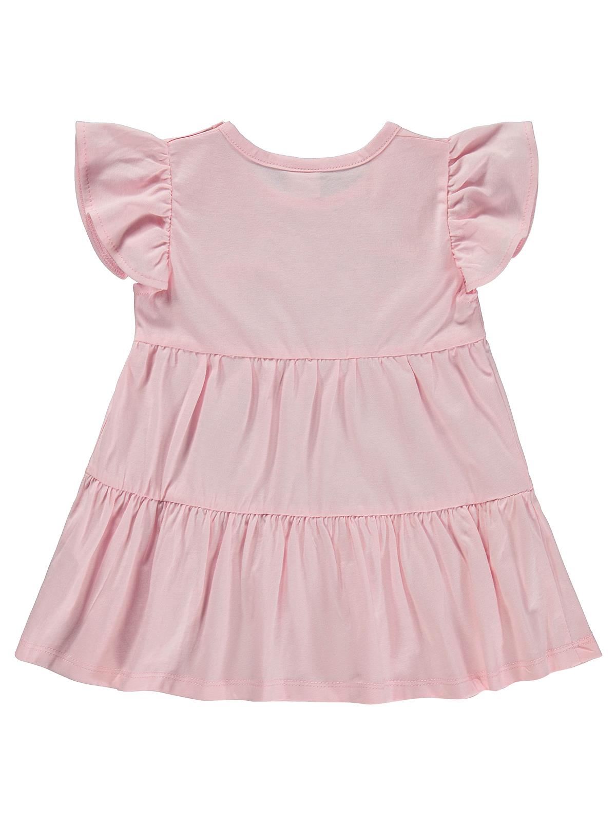 Civil Baby Zürafa Lase Nakış 6-18 Ay Elbise - Pembe
