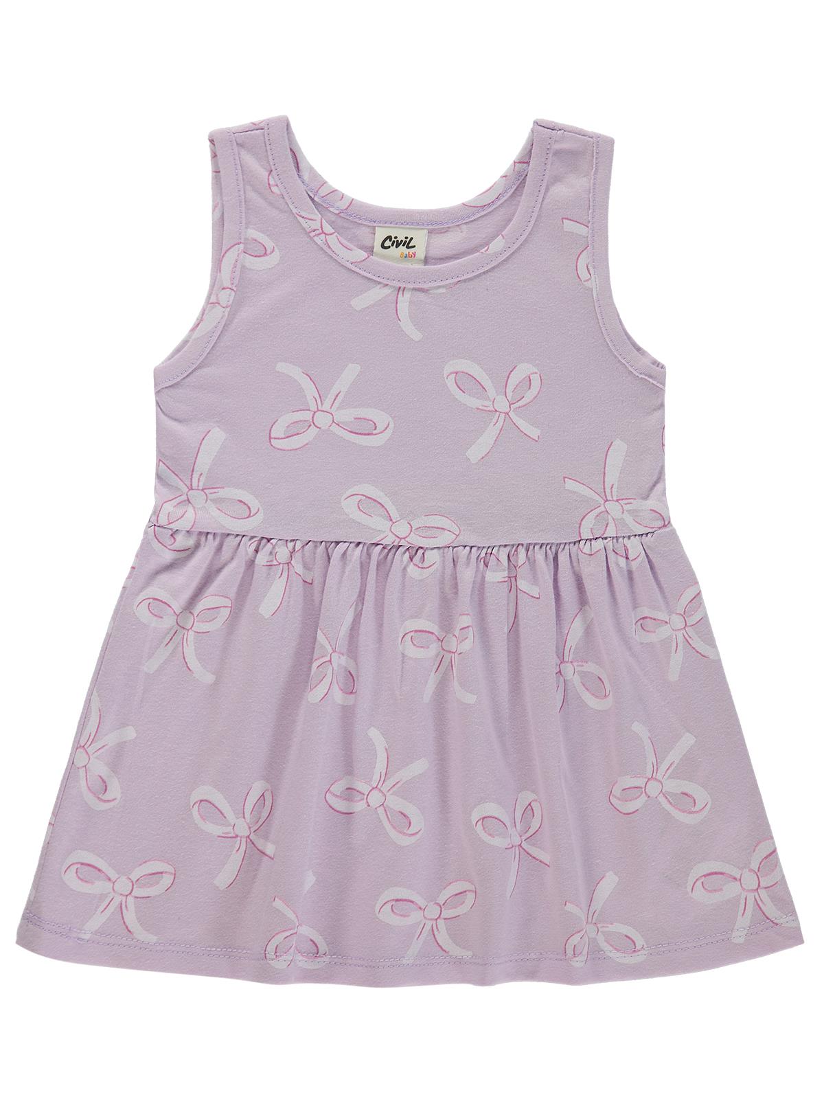 Civil Baby Fiyonk Empirme 6-18 Ay Elbise - Pembe