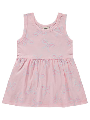 Civil Baby Fiyonk Empirme 6-18 Ay Elbise - Pembe