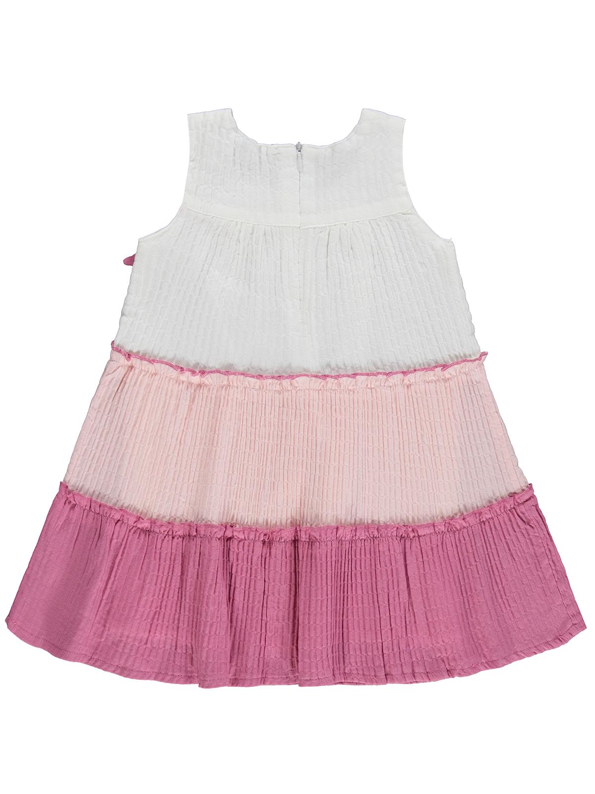 Civil Girls Fiyonklu 2-5 Yaş Elbise - Pembe