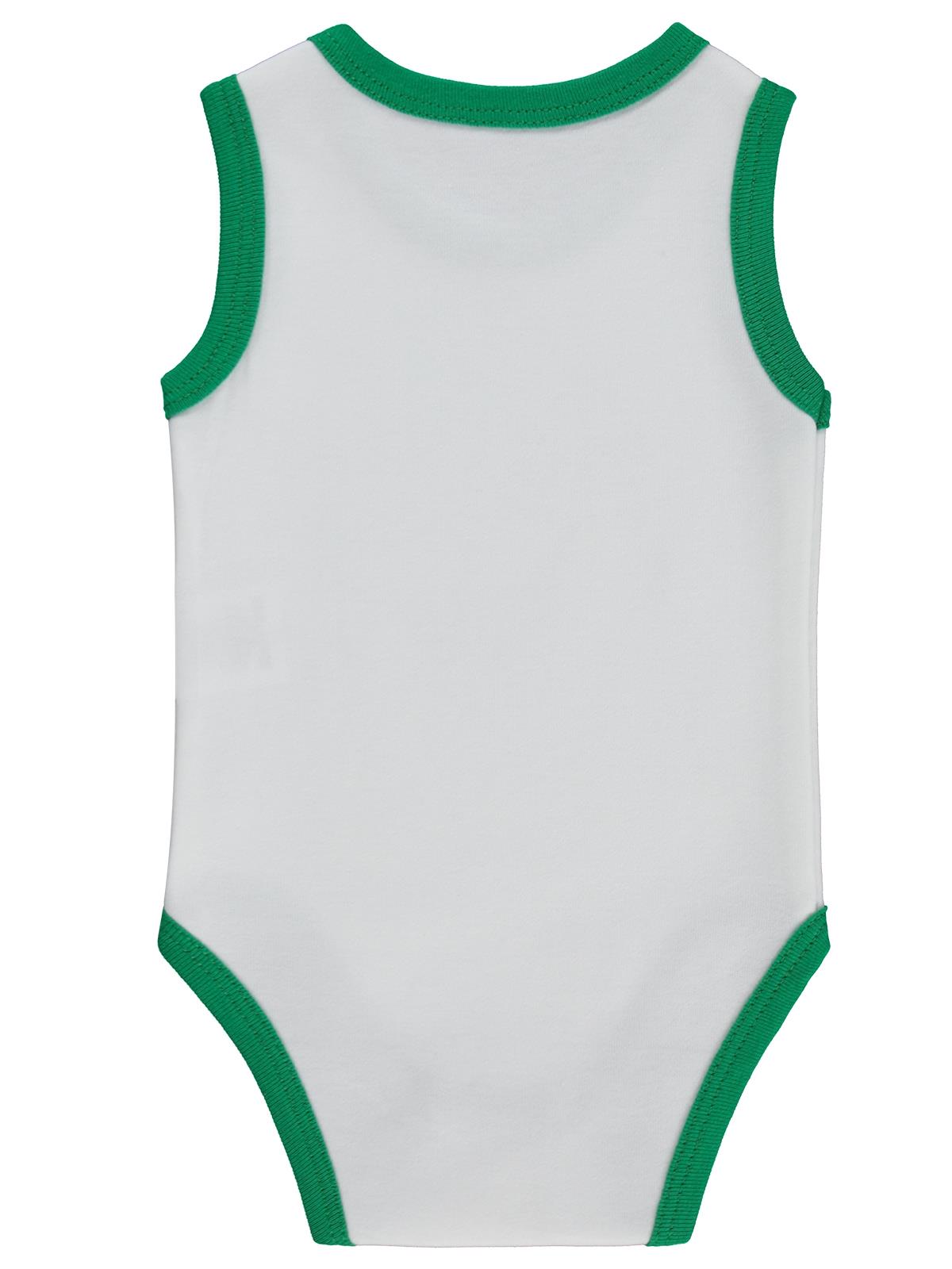 Nova Baby Karpuz Kokulu Atlet 0-9 Ay Çıtçıtlı Badi - Ekru