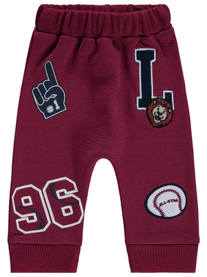 Civil Baby Baskılı 6-18 Ay Eşofman Altı - Bordo