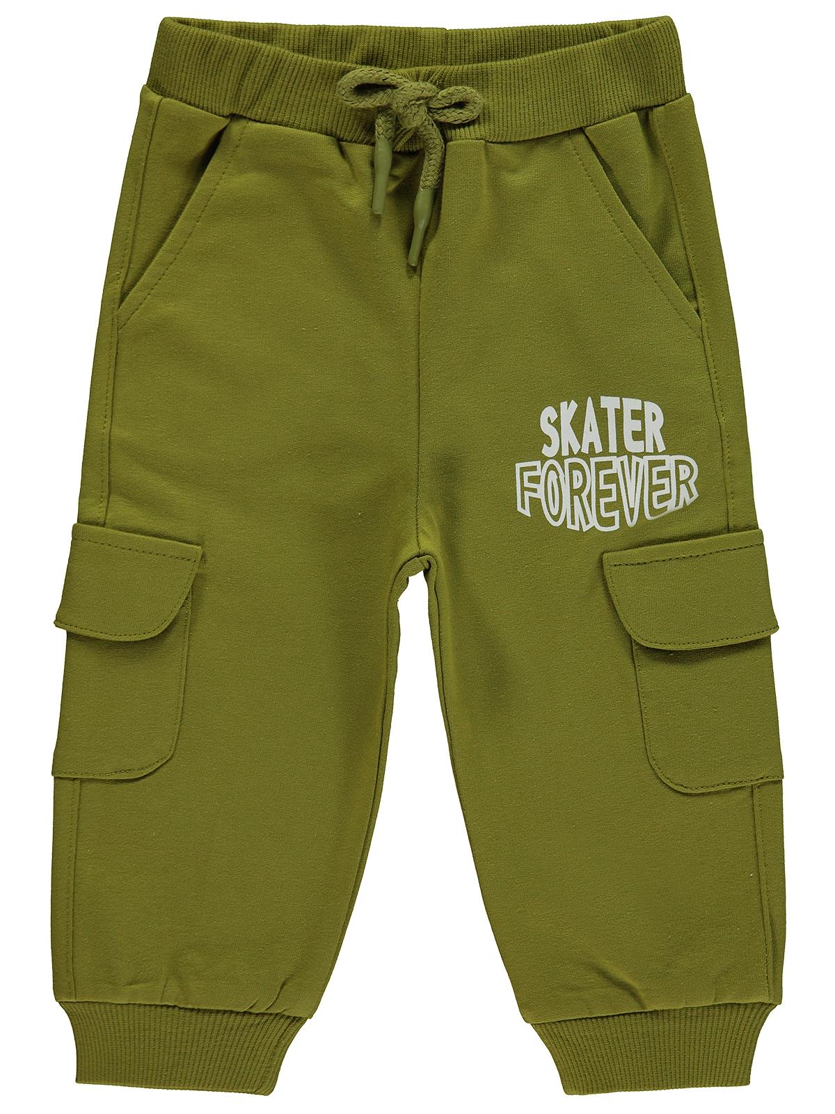 Civil Baby Skater Forever Baskılı 6-18 Ay Eşofman Altı - Haki