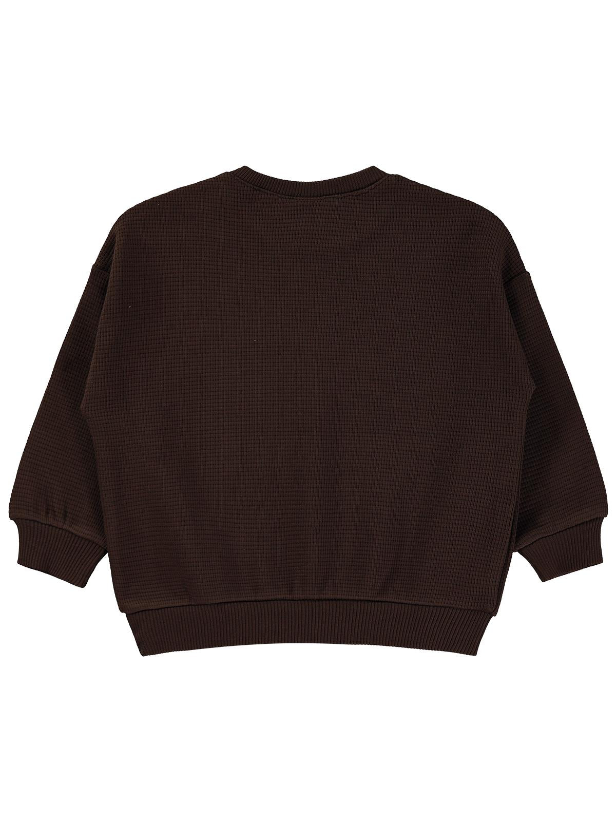 Civil Baby Basic 6-18 Ay Sweatshirt - Kahverengi