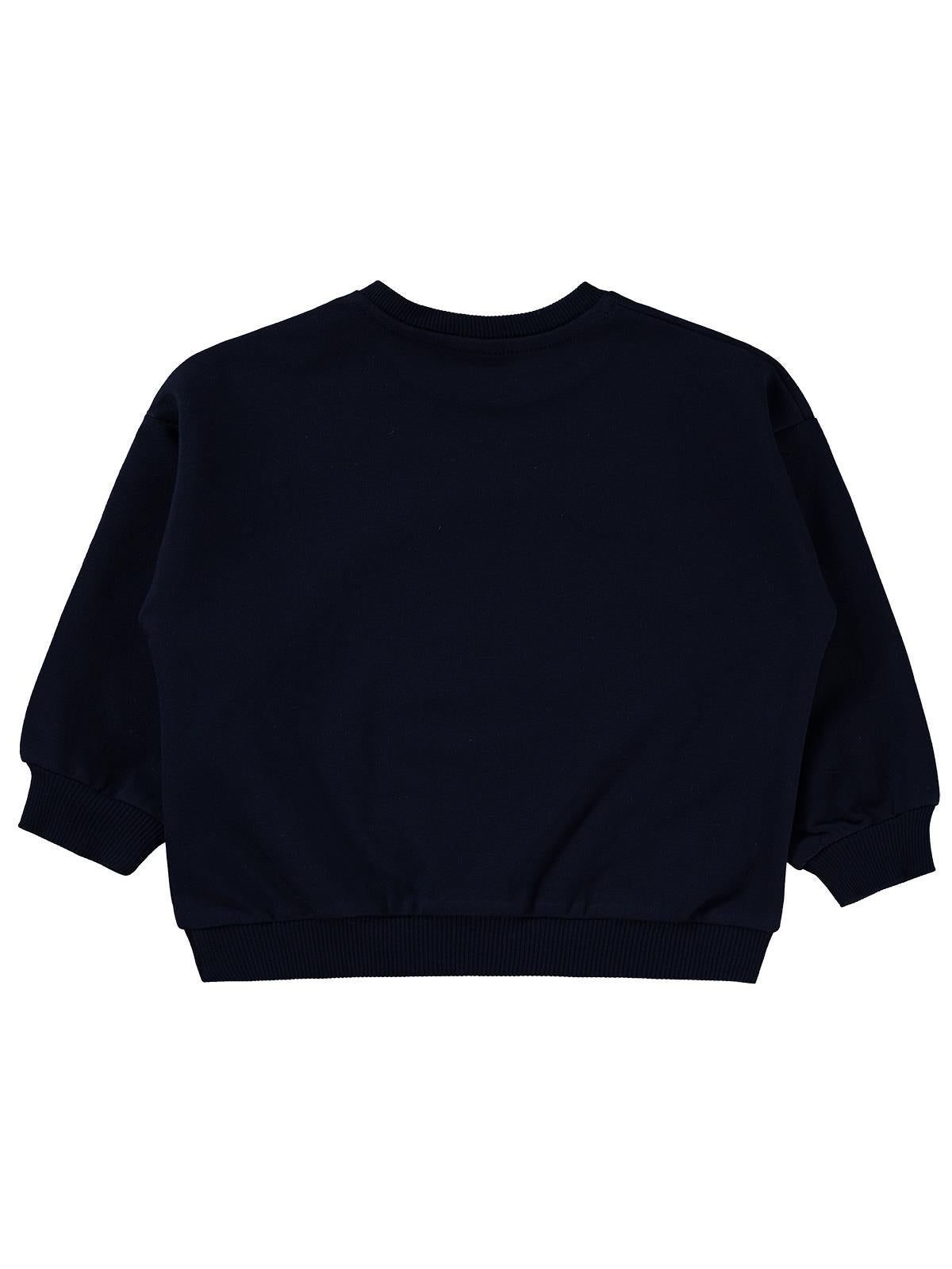 Civil Baby Teddy Bear Baskılı 6-18 Ay Sweatshirt - Lacivert