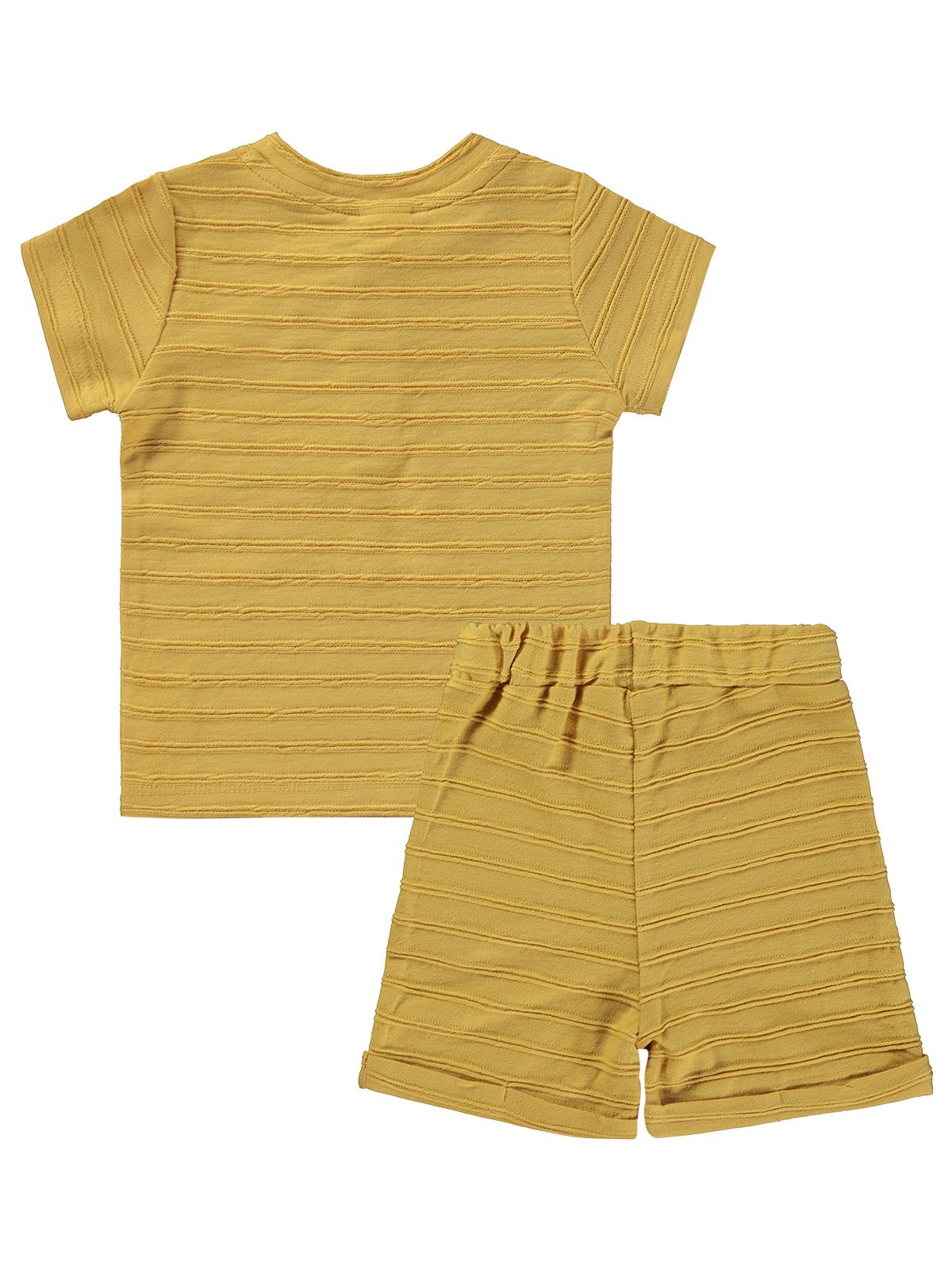 Civil Baby Jakarlı 6-18 Ay Takım - Hardal