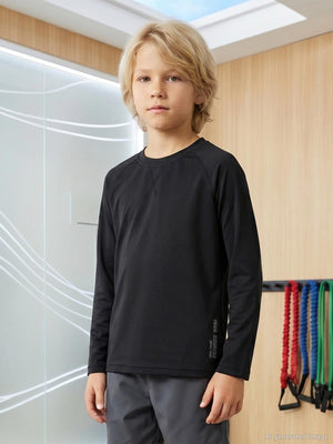 Civil Boys Reflektör Baskılı 6-9 Yaş Sweatshirt - Siyah