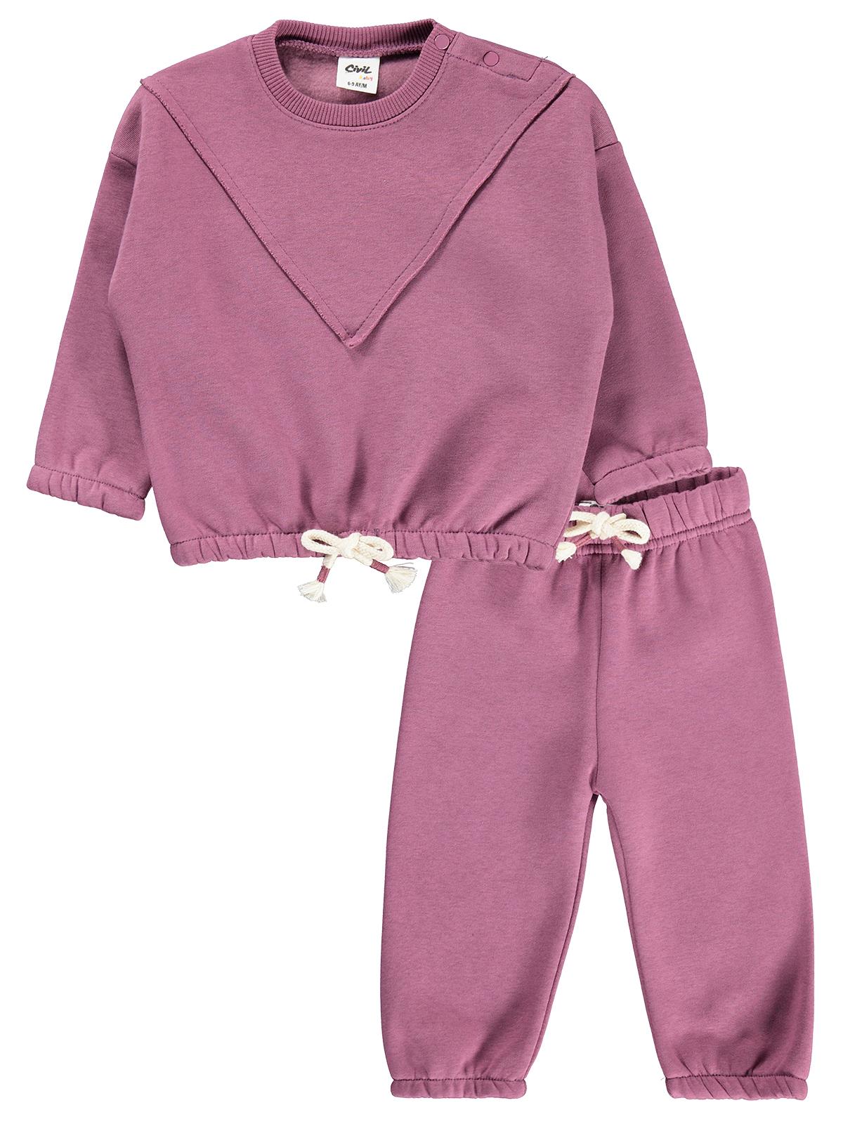 Civil Baby Basic 6-18 Ay Takım - Pembe