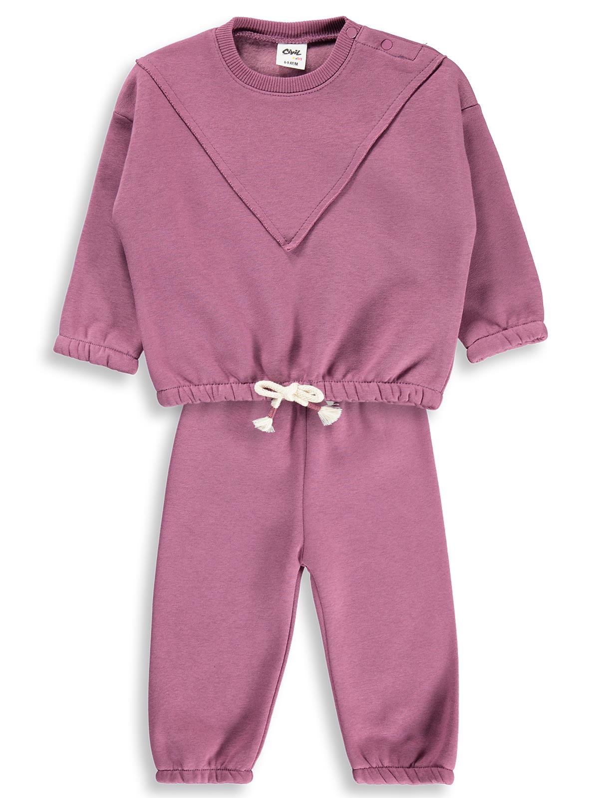 Civil Baby Basic 6-18 Ay Takım - Pembe