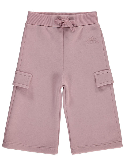 Civil Baby Çiçek Nakışlı Basic Kargo 6-18 Ay Eşofman Altı - Lila