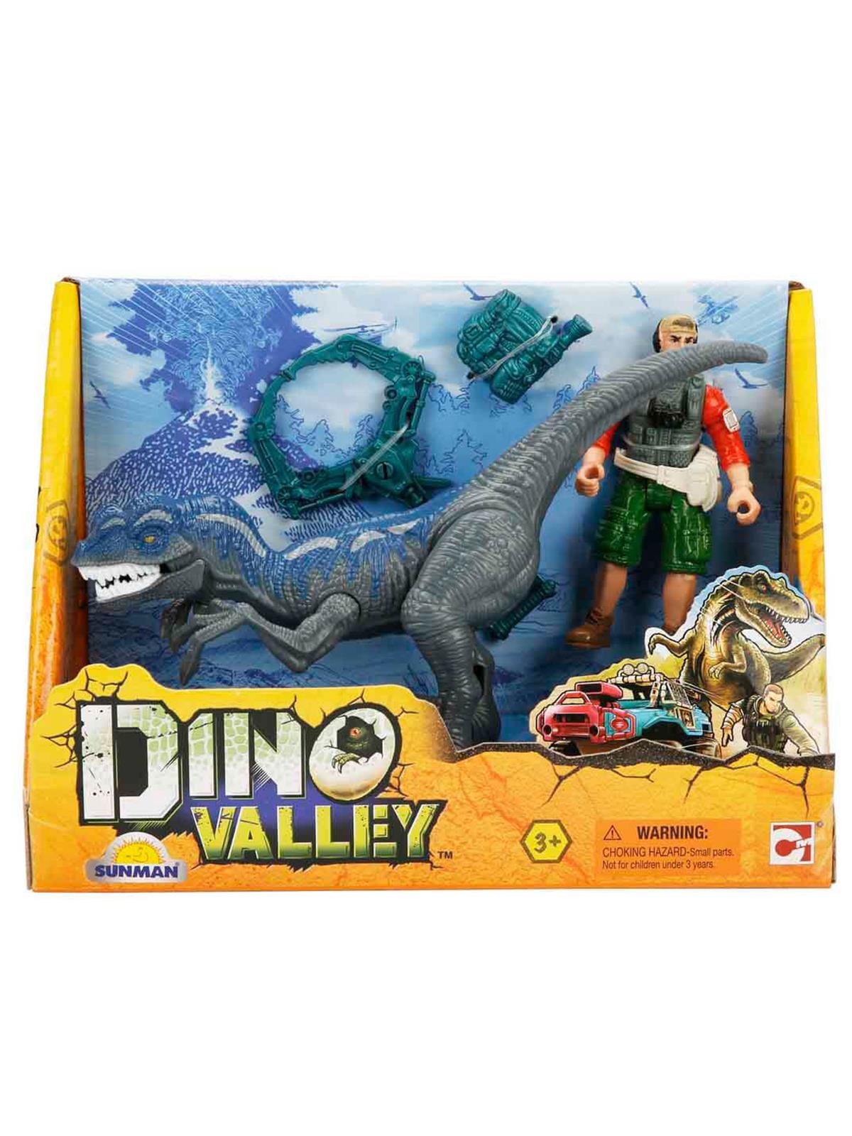 Sunman Oyuncak Oyun Set Dıno Valley Dınodanger  - Gri