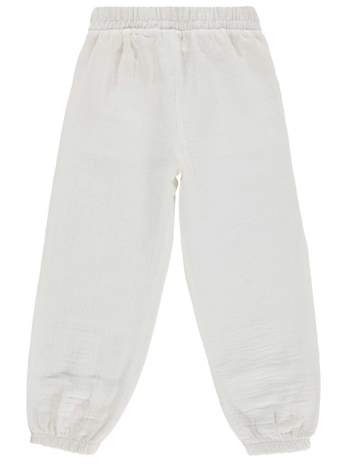Civil Girls Jogger 10-13 Yaş Pantolon - Beyaz