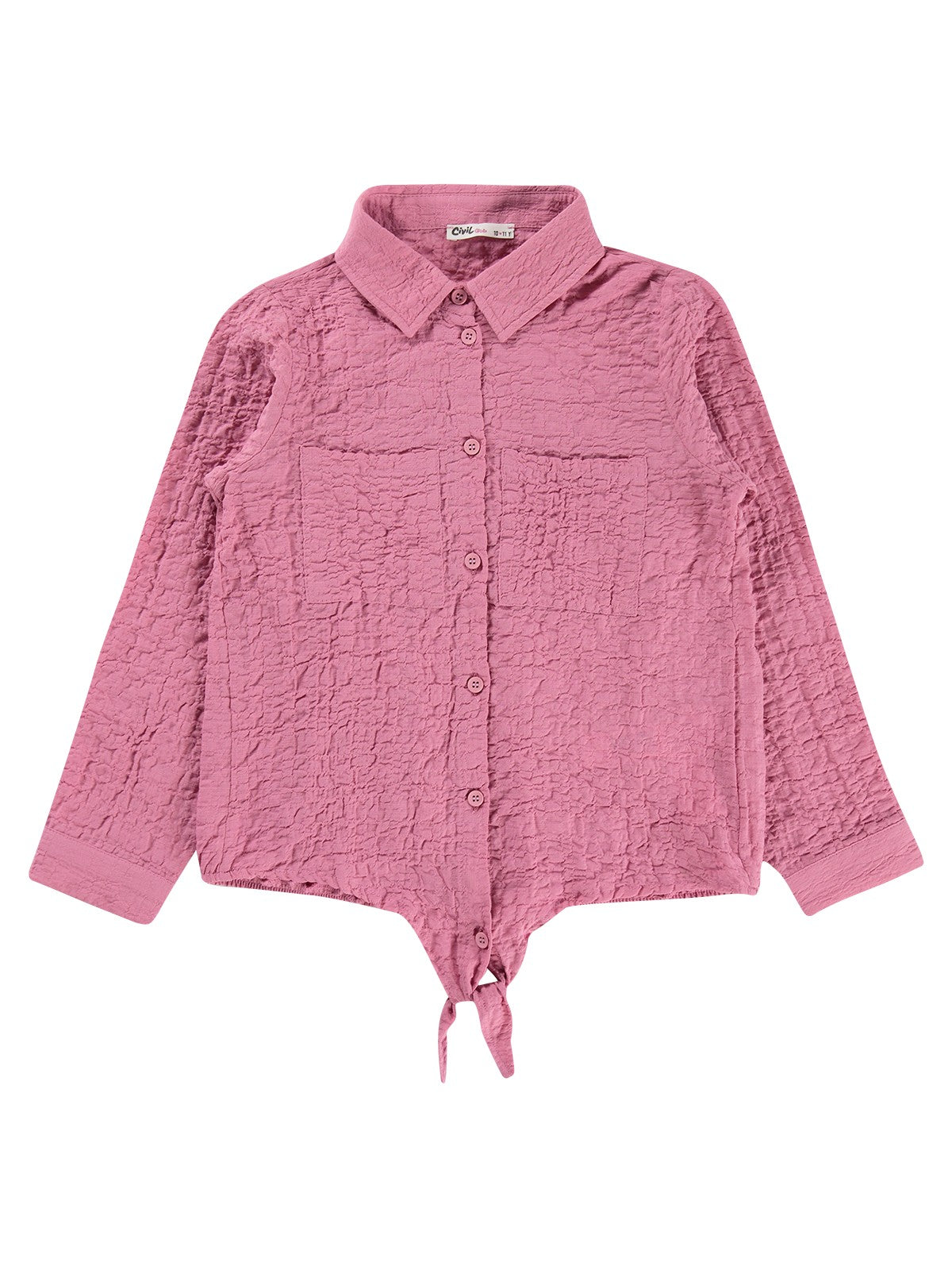 Civil Girls Cepli 10-13 Yaş Gömlek - Pembe